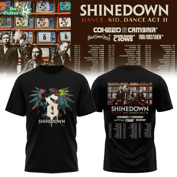 Shinedown: “Dance, Kid, Dance Act II World Tour” Tee Collection Ver2