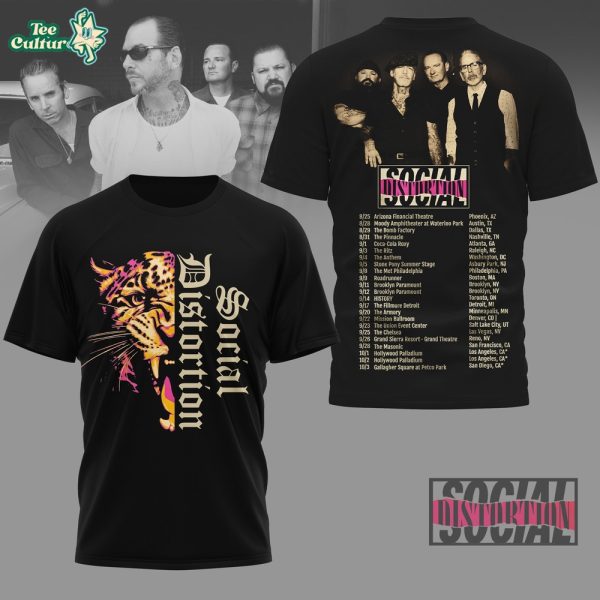 Social Distortion Official Tour Dates Graphic Tee