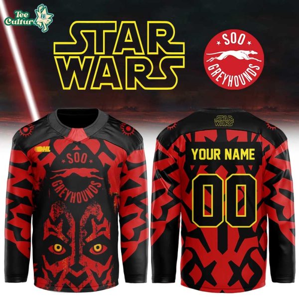 Soo Greyhounds Star Wars Night 2026 Custom Hockey Jersey with Name and Number
