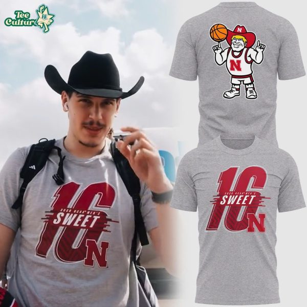 Special 2026 Sweet 16 Nebraska Men's Basketball T-Shirt