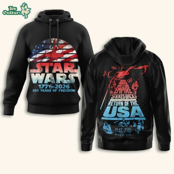 Star Wars 1776-2026 250 Years Of Freedom United States Anniversary Hoodie