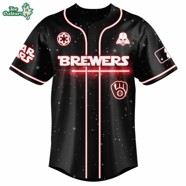 Star Wars Jersey Brewers Jersey Darth Vader by Teesculture.com
