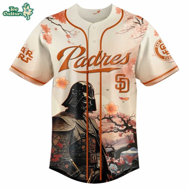 Star Wars Jersey Padres Jersey Cherry Blossom by Teesculture.com