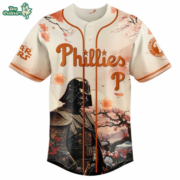 Star Wars Jersey Phillies Jersey Cherry Blossom by Teesculture.com