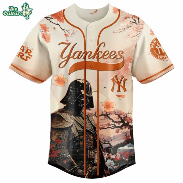 Star Wars Jersey Yankees Jersey Cherry Blossom by Teesculture.com