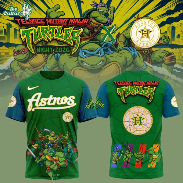 Teenage Mutant Ninja Turtles MLB Tour 2026 Graphic T-Shirt