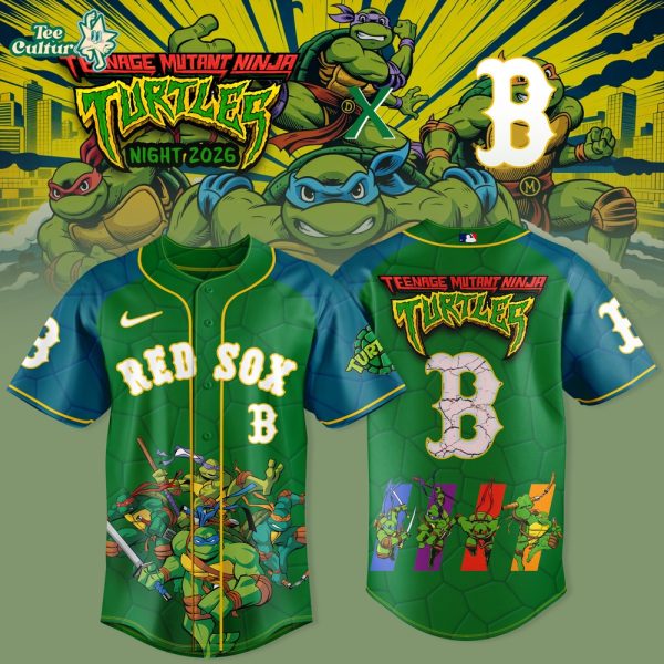 Teenage Mutant Ninja Turtles x Boston Red Sox MLB Tour 2026 Limited Jersey