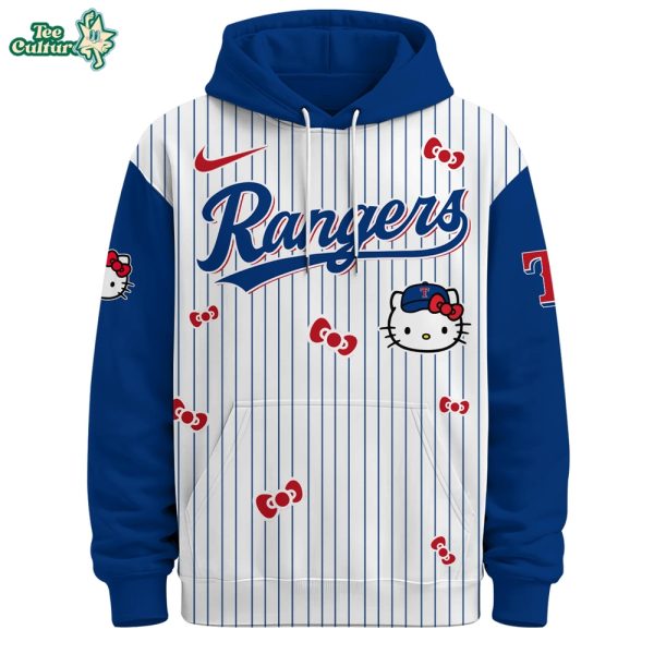Texas Rangers Hello Kitty Special Edition Fan Hoodie by Teesculture.com