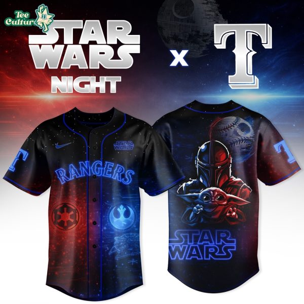 Texas Rangers MLB x Star Wars Night 2026 Limited Edition Jersey