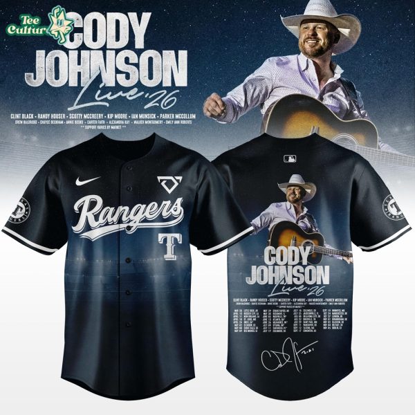 Texas Rangers x CoJo Tour 2026 Limited Edition Jersey Ver2