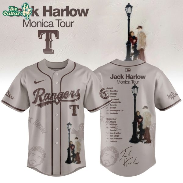 Texas Rangers x Jack Harlow “Monica Tour 2026” Limited Edition Jersey