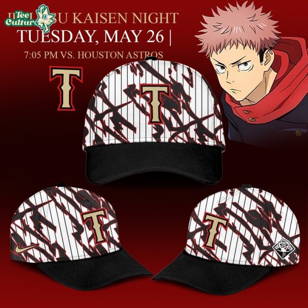 Texas Rangers x Jujutsu Kaisen 2026 Hoodie Maki Zenin by Teesculture.com