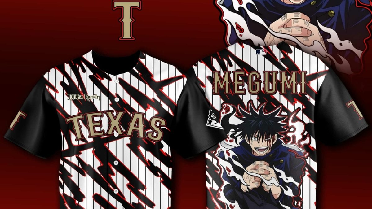 Texas Rangers x Jujutsu Kaisen Night 2026 Jersey – Megumi Variant
