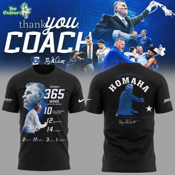 Thank You Coach Greg McDermott Tribute Graphic Shirt Version 2