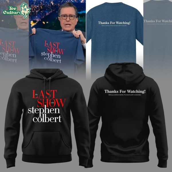 The Late Show with Stephen Colbert Special Edition Graphic Hoodie