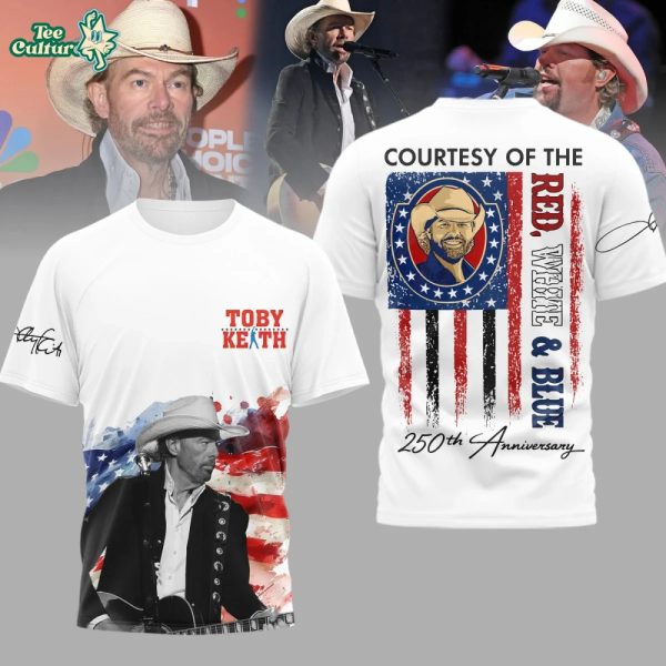 Toby Keith Patriotic 250th Anniversary Tribute T-Shirt