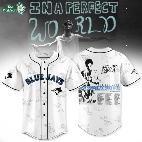 Toronto Blue Jays MLB x The Kid Laroi A Perfect World Tour Baseball Jersey
