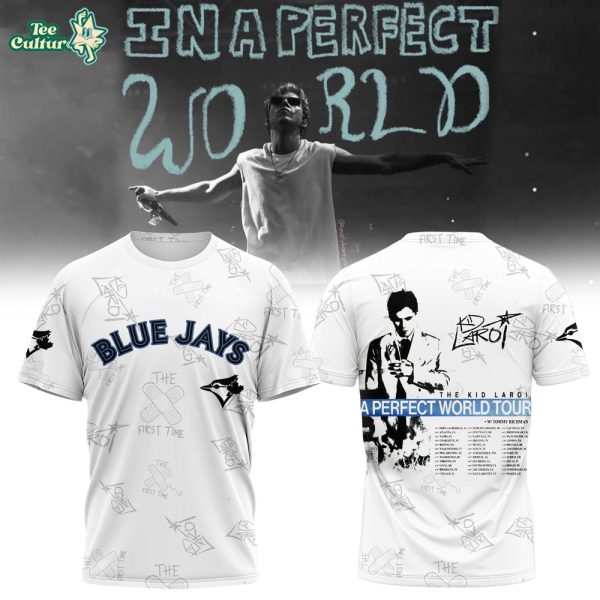 Toronto Blue Jays MLB x The Kid Laroi A Perfect World Tour T-Shirt