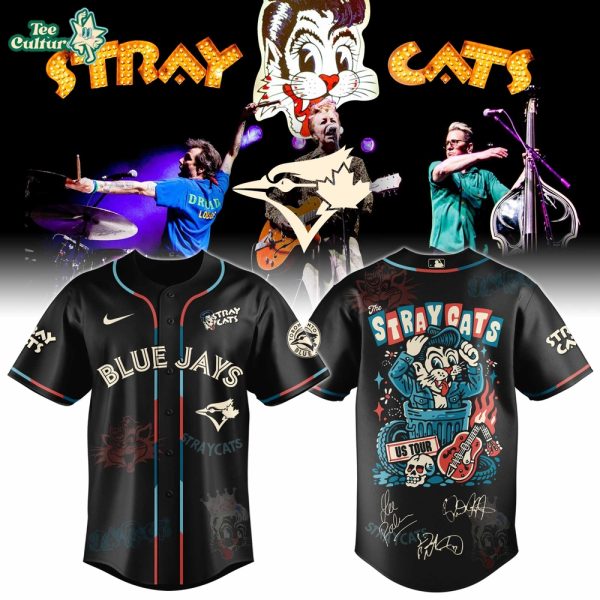 Toronto Blue Jays Stray Cats 2026 US Tour Inspired Baseball Jersey