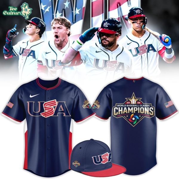 USA Baseball 2026 World Baseball Classic Champions Jersey