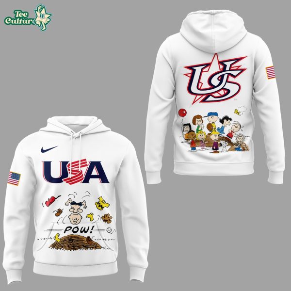 USA Baseball x Peanuts Limited Edition Hoodie 2026 by Teesculture.com