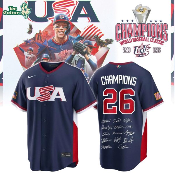 USA World Baseball Classic Champions 2026 Limited Jersey