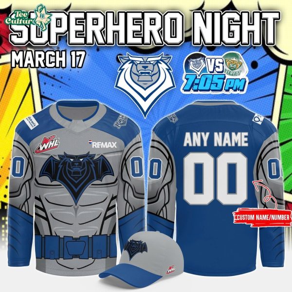 Victoria Royals 2026 Superhero Night Hockey Jersey