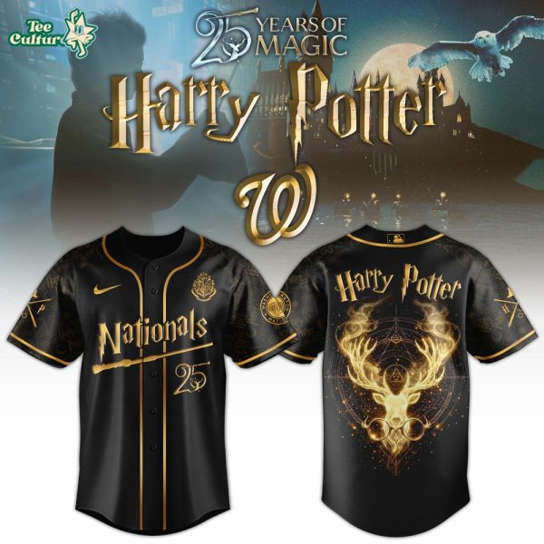 Washington Nationals Harry Potter 25 Years Of Magic Game Night 2026 Limited Edition Jersey