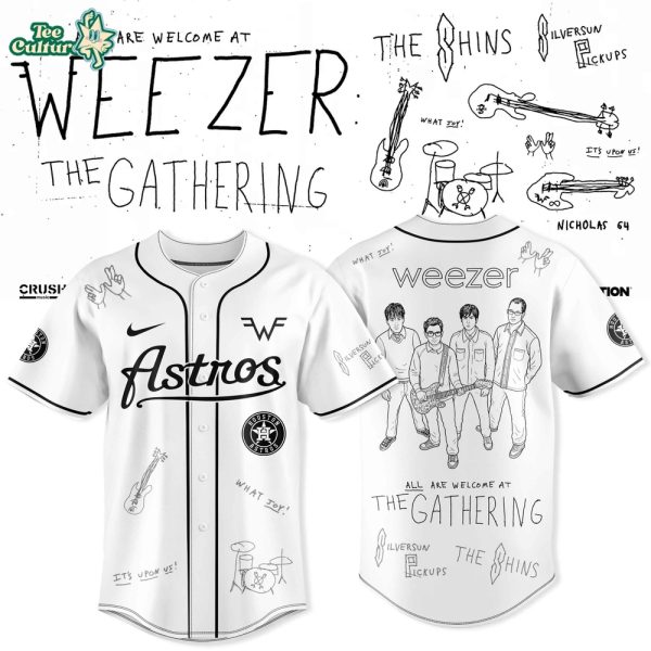 Weezer The Gathering Tour Baseball Jersey
