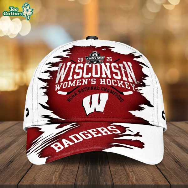 Wisconsin Badgers 2026 Women’s Hockey National Champions Classic Cap
