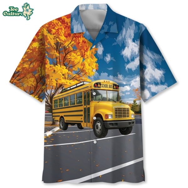 You Can’t Scare Me I Drive A School Bus Funny Hawaiian Shirt