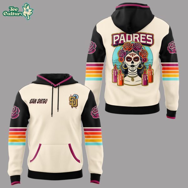 2026 San Diego Padres City Connect La Catrina Hoodie by Teesculture.com