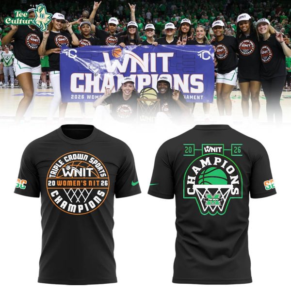 2026 Women's National Invitation Tournament Champions Basketball Graphic T-Shirt