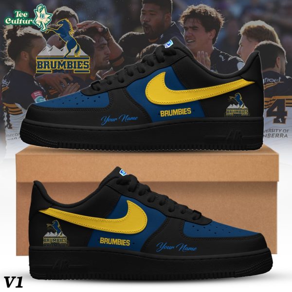 ACT Brumbies Custom Low Top Sneakers Rugby Fan Edition