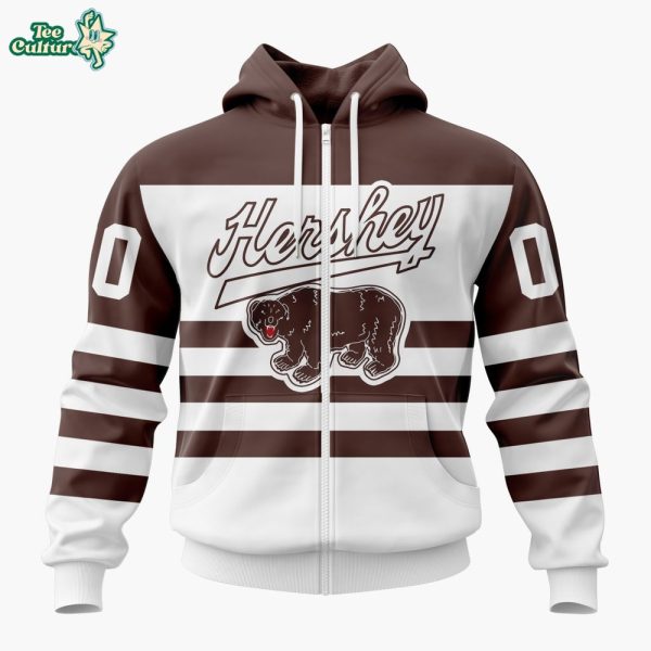 AHL Hershey Bears Personalized Throwback Design Hoodie 2026 by Teesculture.com