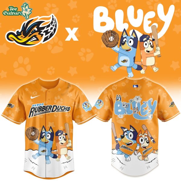 Akron RubberDucks Bluey Game Night Collector Jersey by Teesculture.com
