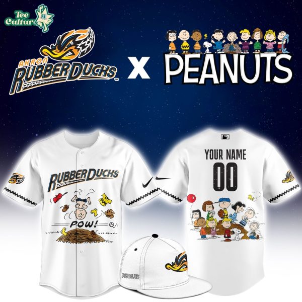 Akron RubberDucks Peanuts Night Limited Jersey