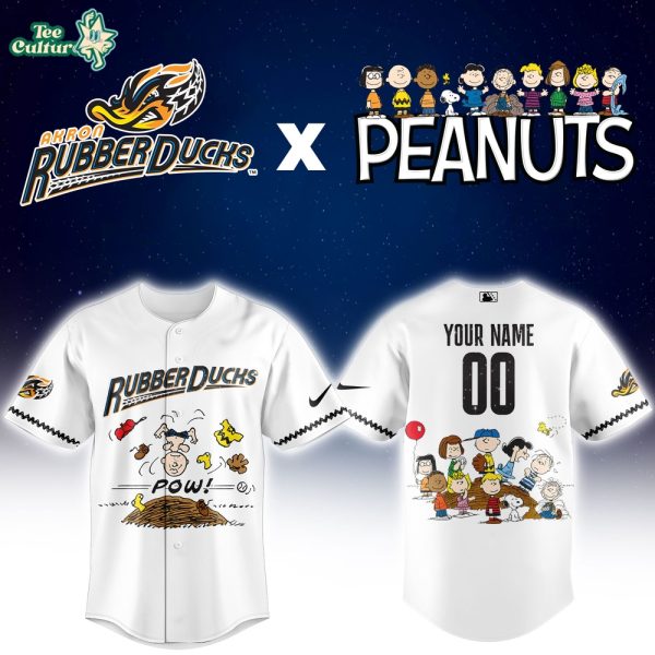 Akron RubberDucks Peanuts Night Limited Jersey by Teesculture.com