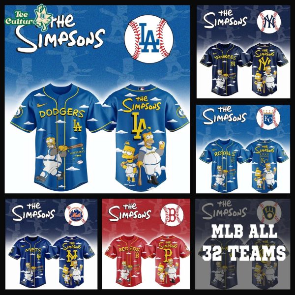 All Teams Baseball Jersey x The Simpsons 2026 Special Edition Collection