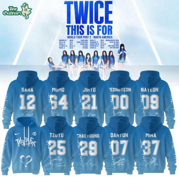 All Teams x Twice: This Is For World Tour Part Ii Limited Hoodie Jersey