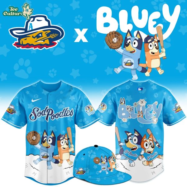 Amarillo Sod Poodles Bluey Game Night Exclusive Jersey