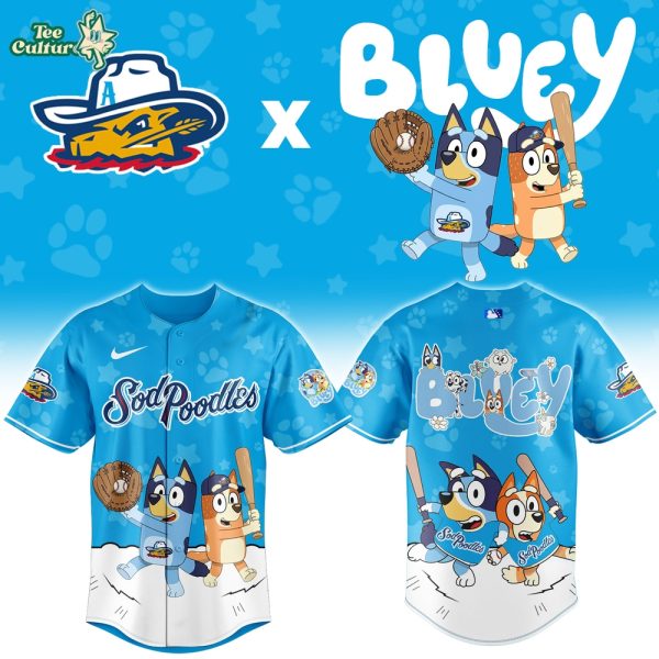 Amarillo Sod Poodles Bluey Game Night Exclusive Jersey by Teesculture.com