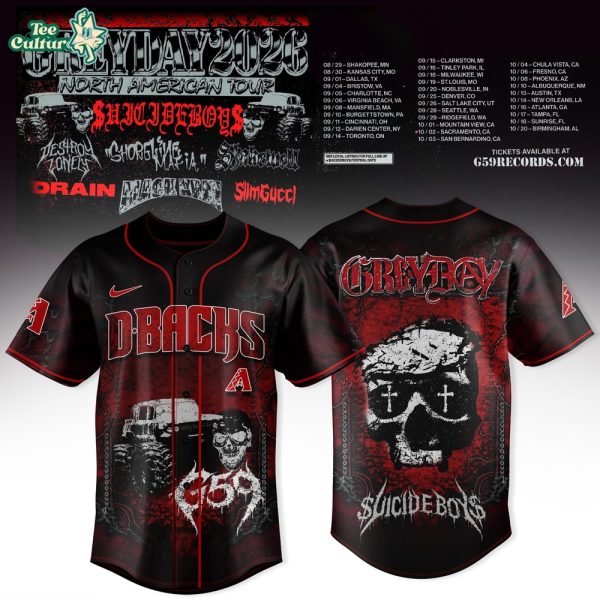 Arizona Diamondbacks MLB x GREYDAY 2026 Special Edition Baseball Jersey