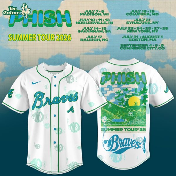 Atlanta Braves MLB x Phish Summer Tour 2026 Limited Jersey