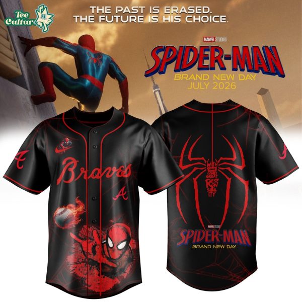 Atlanta Braves x Spider-Man Brand New Day 2026 Limited Edition Baseball Jersey