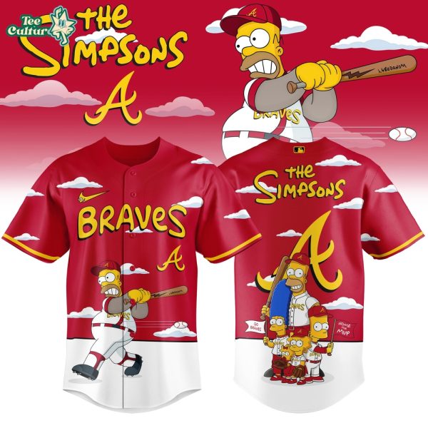 Atlanta Braves x The Simpsons 2026 Limited Edition Baseball Jersey