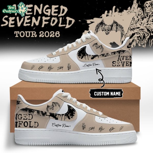 Avenged sevenfold WORLD TOUR 2026 Limited Edition Signature - AF1 Shoes