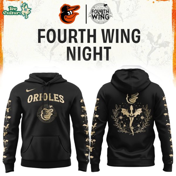 Baltimore Orioles Fourth Wings Night Limited Edition Hoodie| Cap | Jogger