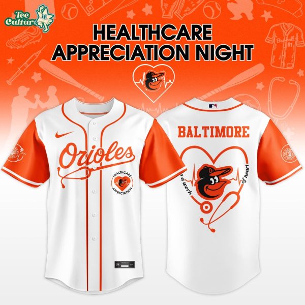Baltimore Orioles Healthcare Appreciation Night 2026 Limited Edition Baseball Jersey