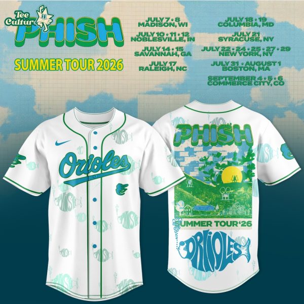 Baltimore Orioles MLB x Phish Summer Tour 2026 Limited Jersey
